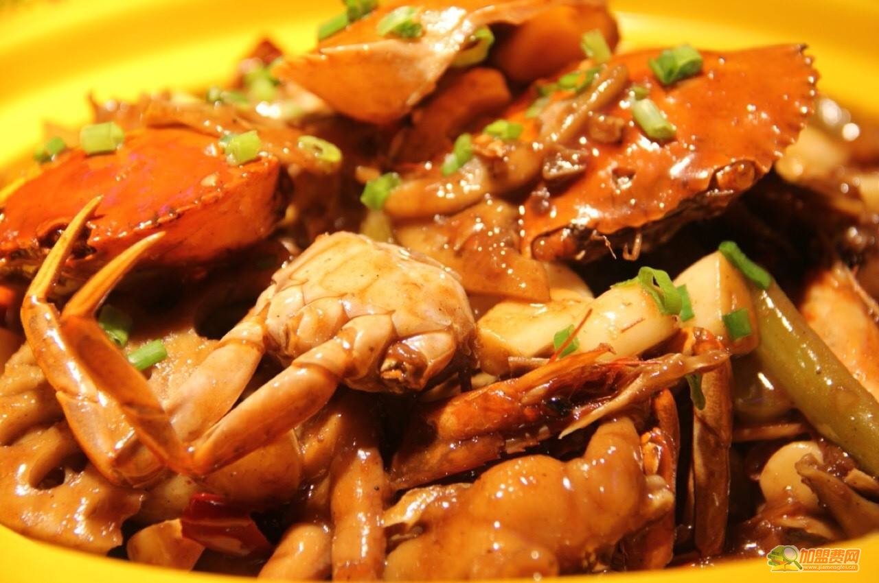 多嘴肉蟹煲