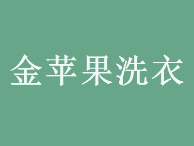 金苹果洗衣加盟