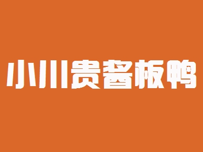 小川贵酱板鸭加盟