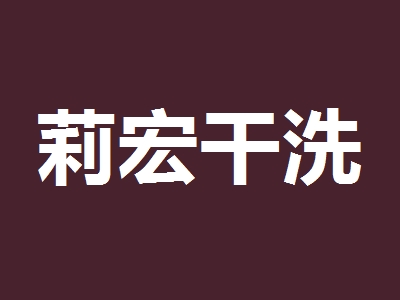 莉宏干洗加盟